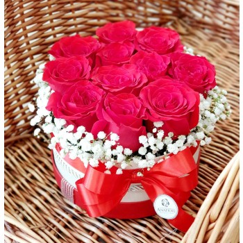 Kvetinový box Ruže AnaFiori 1